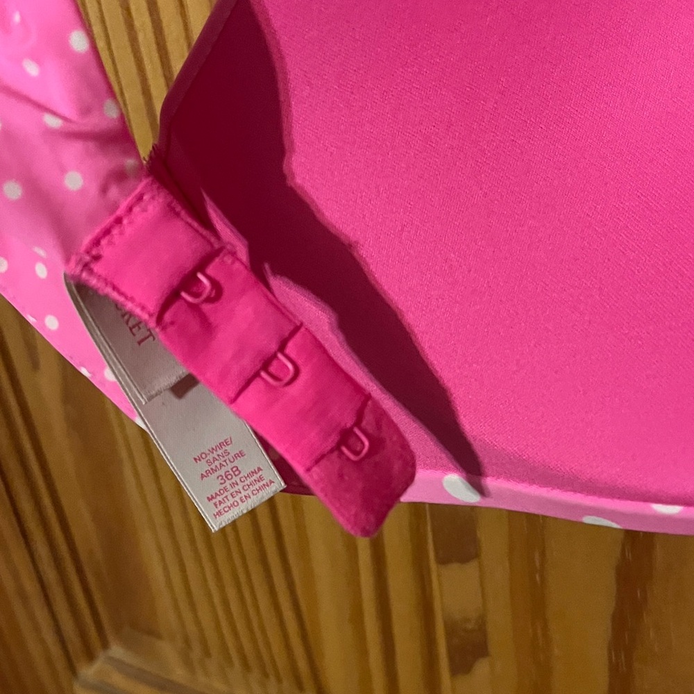 Victoria’s Secret No Wire padded Pink Polka Dot Women's Bra - Picture 7 of 7